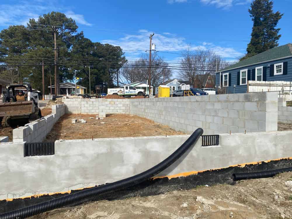 Drainage System Installation image